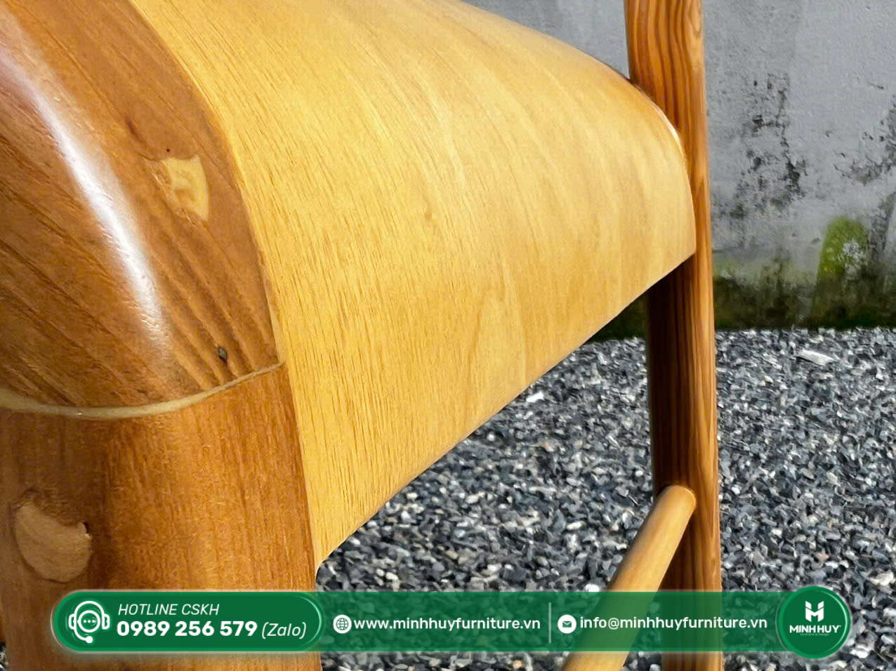 Hình ảnh thực tế mẫu Ghế Gỗ Uốn Cong Minimal MH111