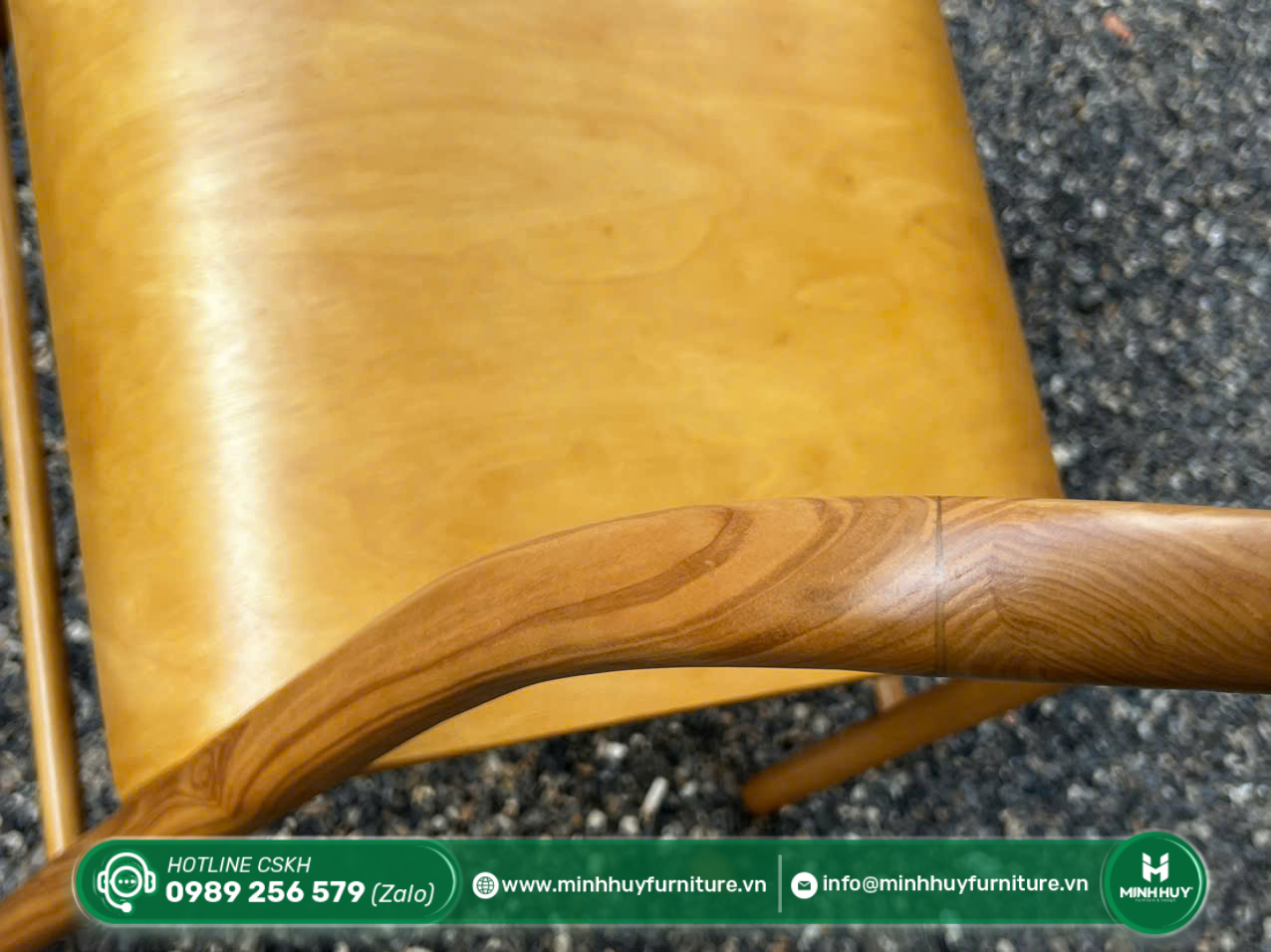 Hình ảnh thực tế mẫu Ghế Gỗ Uốn Cong Minimal MH111