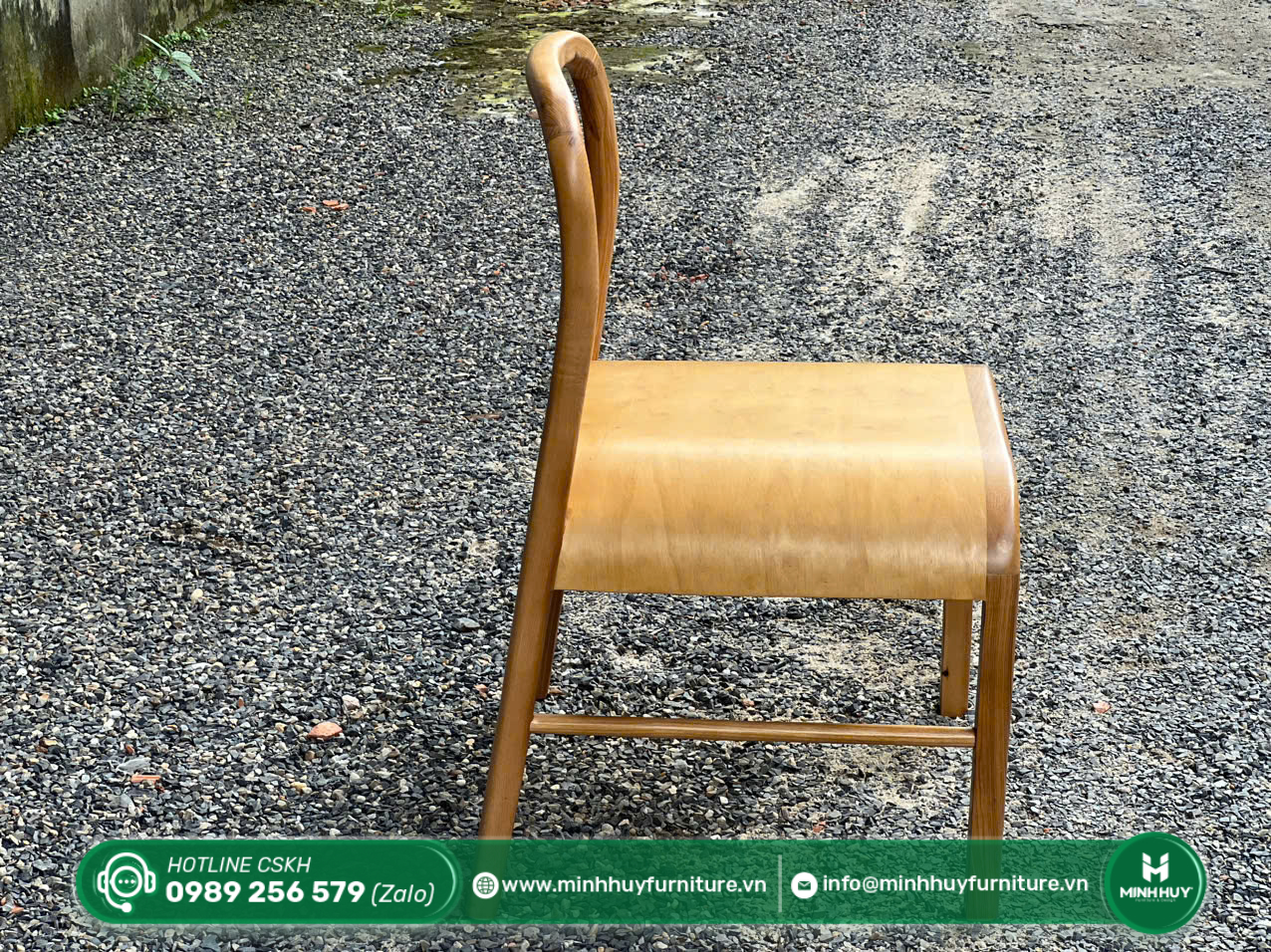 Hình ảnh thực tế mẫu Ghế Gỗ Uốn Cong Minimal MH111