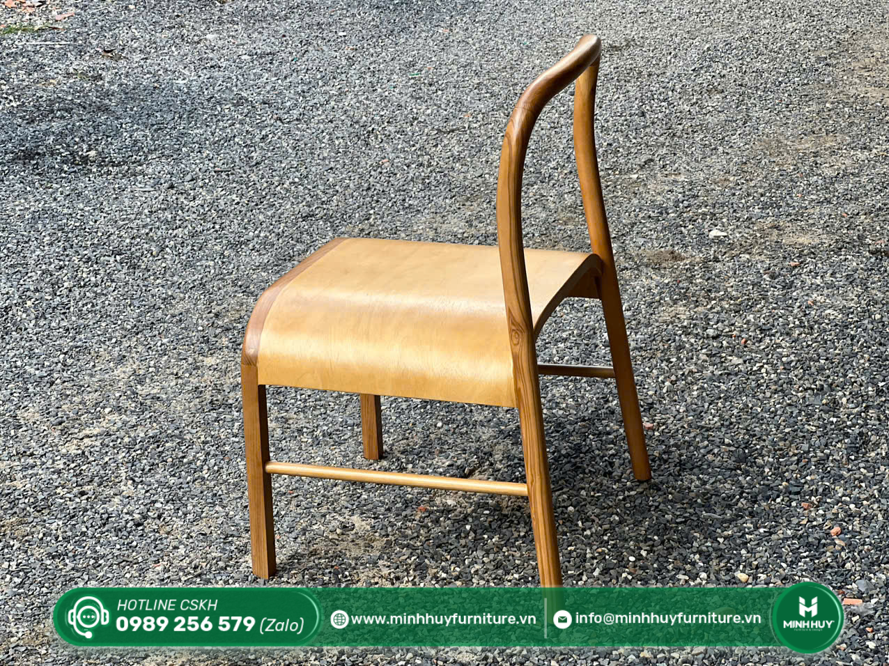 Hình ảnh thực tế mẫu Ghế Gỗ Uốn Cong Minimal MH111