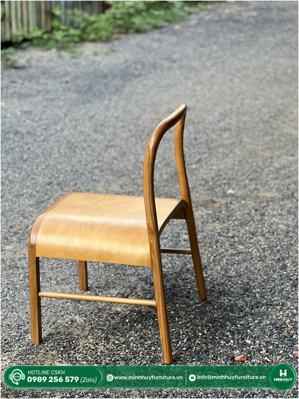 Hình ảnh thực tế mẫu Ghế Gỗ Uốn Cong Minimal MH111