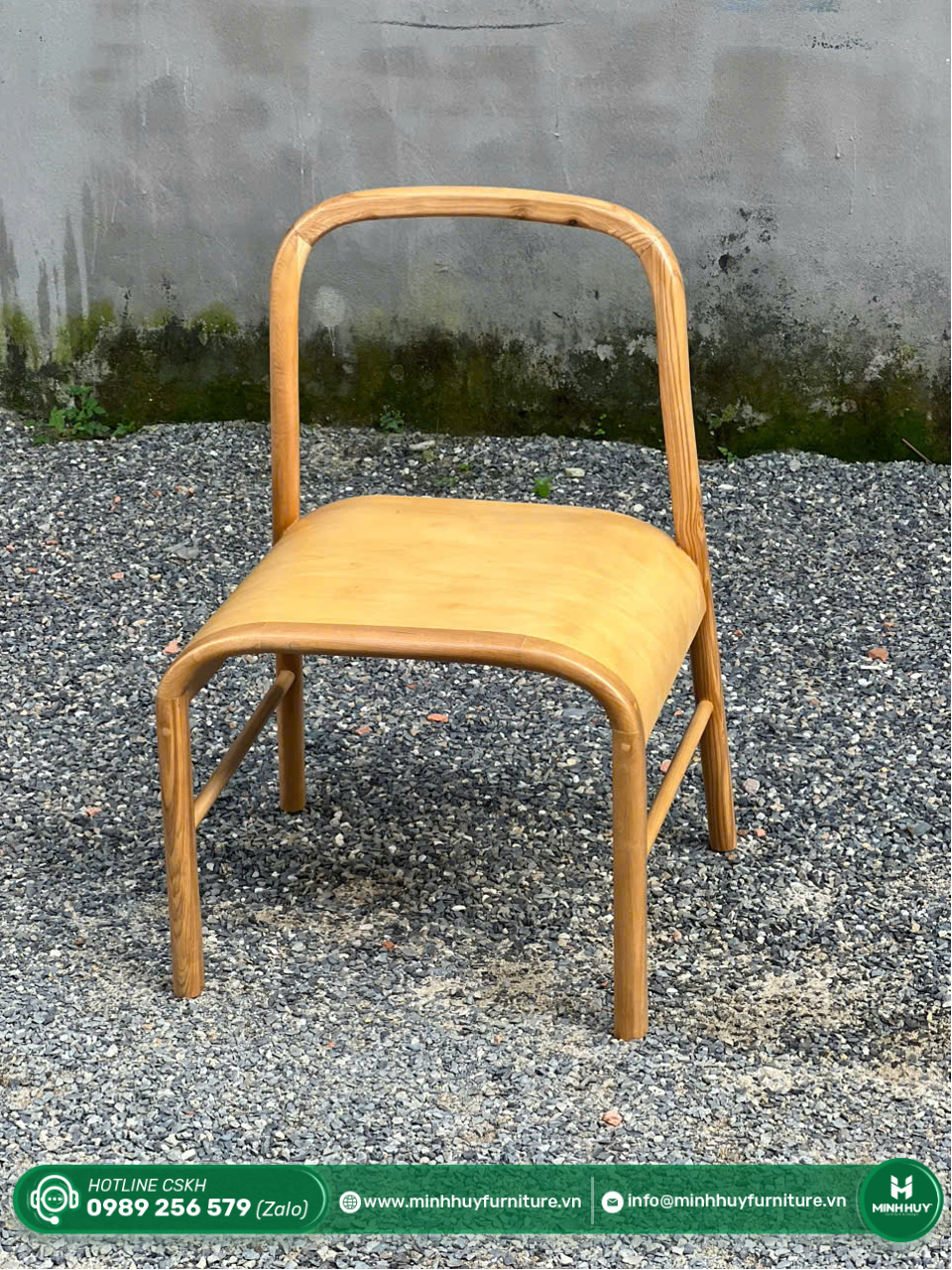 Hình ảnh thực tế mẫu Ghế Gỗ Uốn Cong Minimal MH111