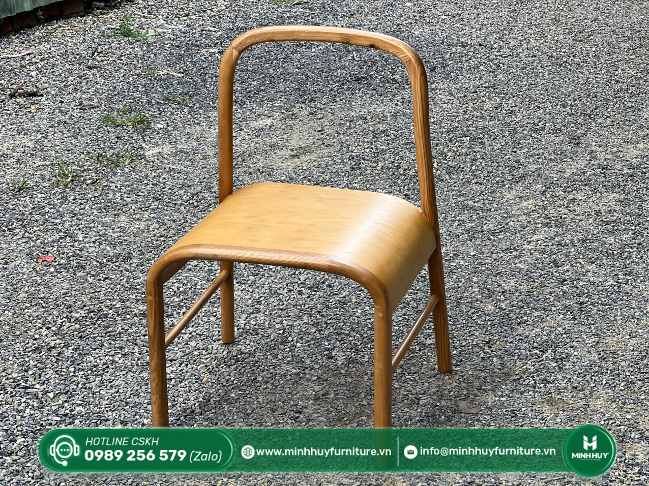 Hình ảnh thực tế mẫu Ghế Gỗ Uốn Cong Minimal MH111