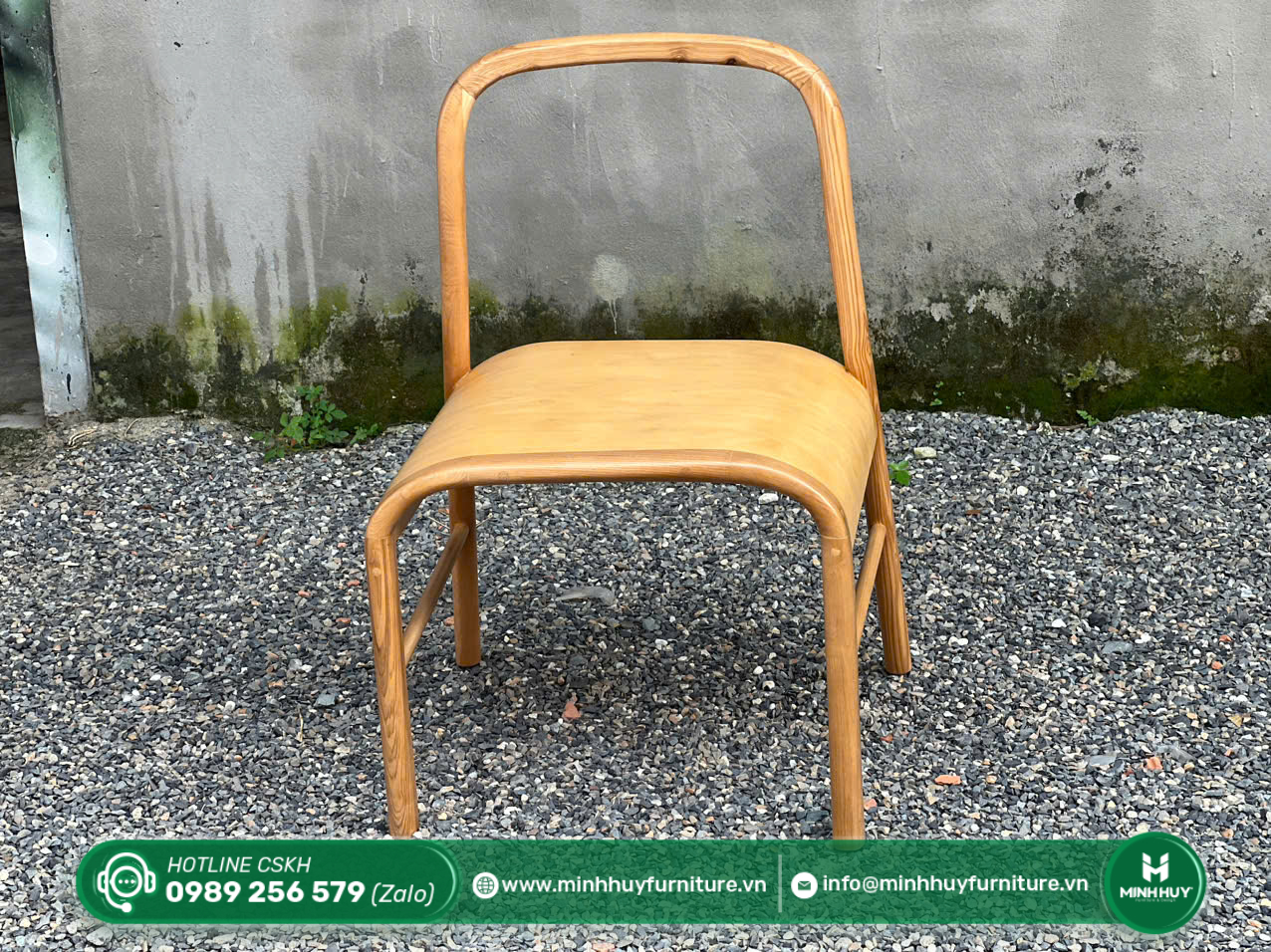 Hình ảnh thực tế mẫu Ghế Gỗ Uốn Cong Minimal MH111