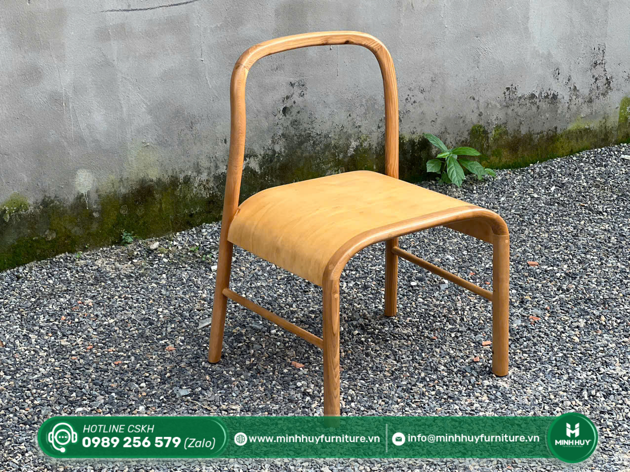 Hình ảnh thực tế mẫu Ghế Gỗ Uốn Cong Minimal MH111