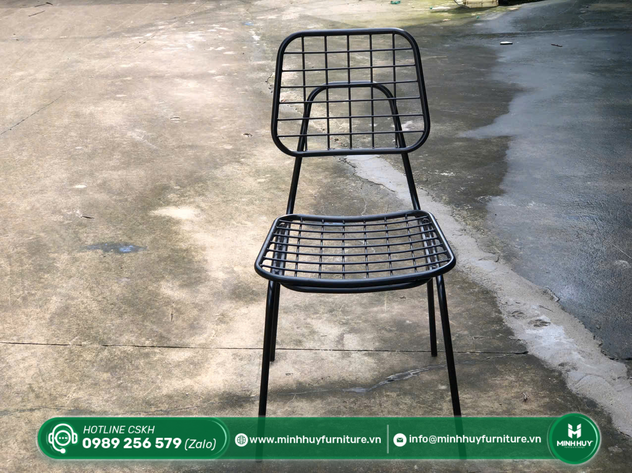 Thông số sản phẩm Ghế Sắt Lưới MH201