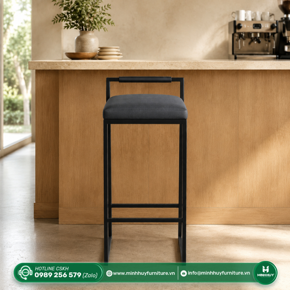 Ghế Bar Bọc Nệm Chân Sắt MH260 được sử dụng cho lĩnh vực nào?
