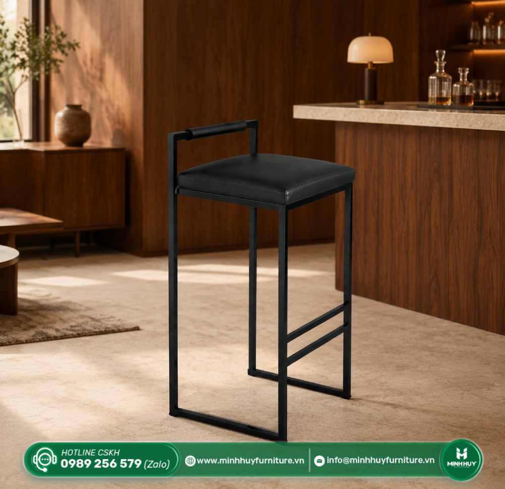 Cách vệ sinh Ghế Bar Bọc Nệm Chân Sắt MH260