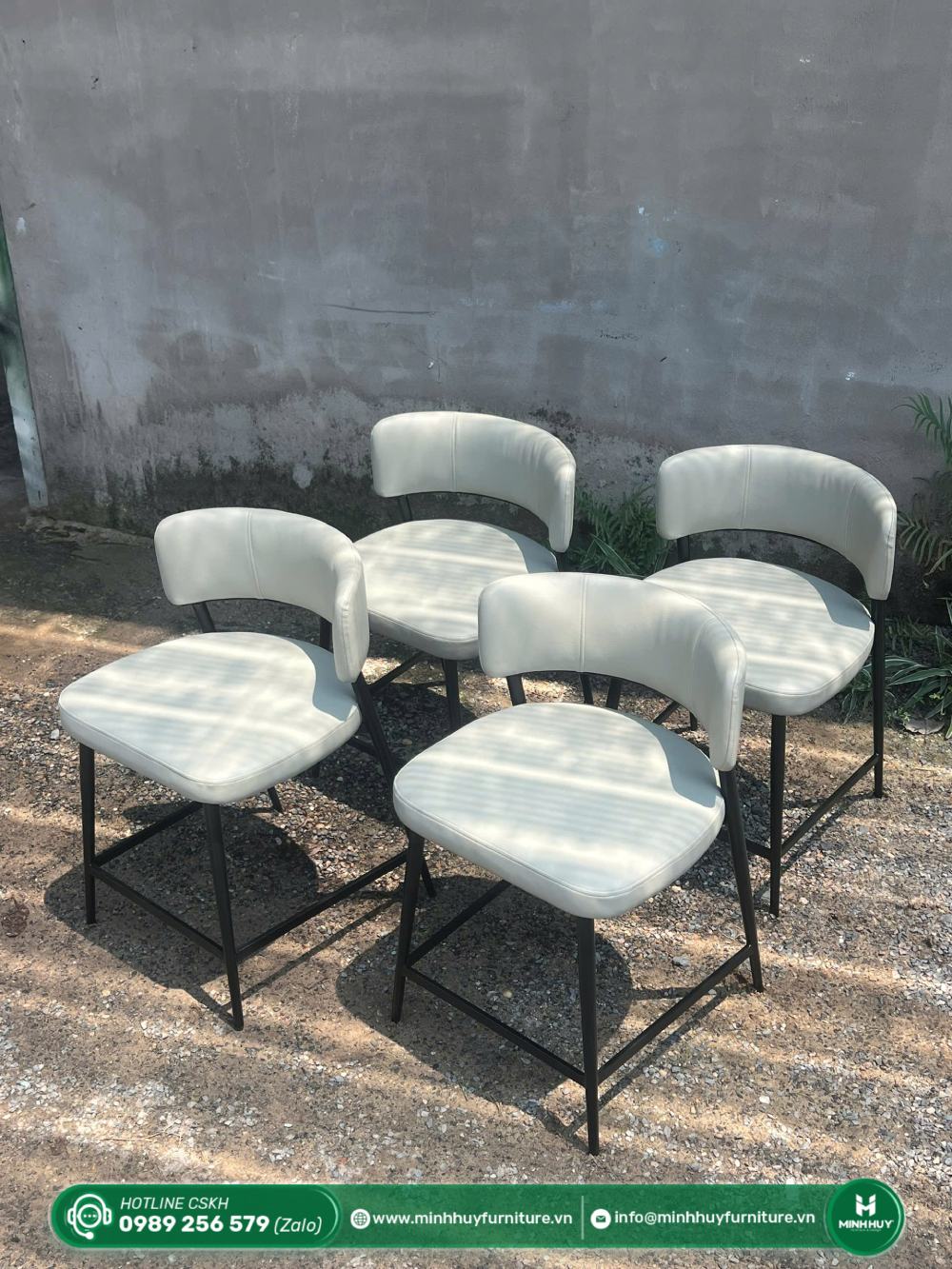 Cách vệ sinh Ghế Bar Nệm Tựa Cong MH215