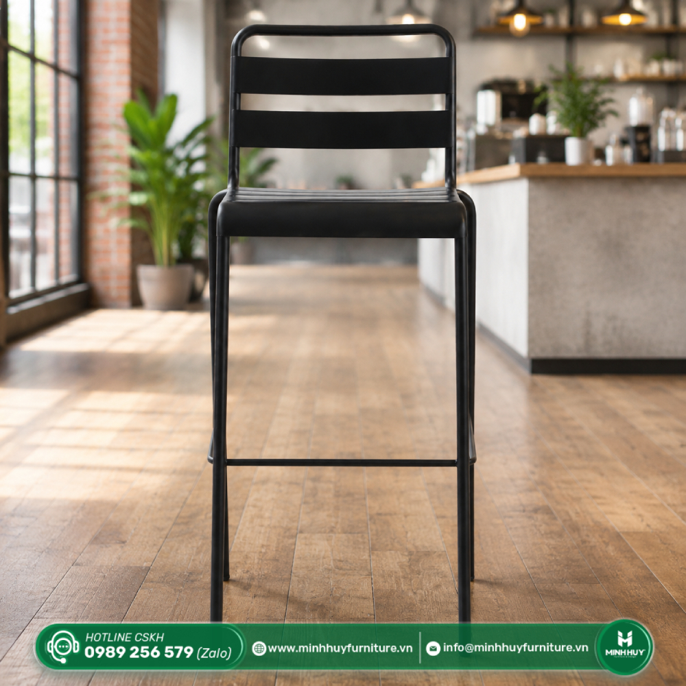 Ghế Bar Tựa Lưng Sắt Sơn Tĩnh Điện MH264 được sử dụng cho lĩnh vực nào?