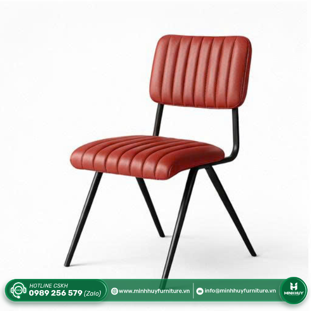 Ghế bọc nệm Simili chân sắt sơn tĩnh điện MH232 được sử dụng cho lĩnh vực nào?