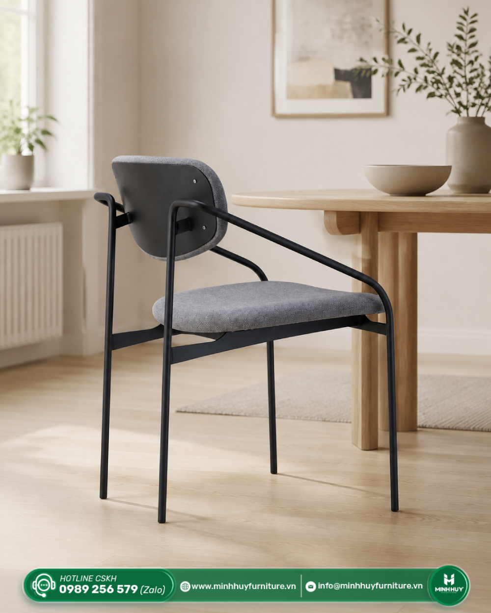 Thông số sản phẩm Ghế Crank Side Chair MH254