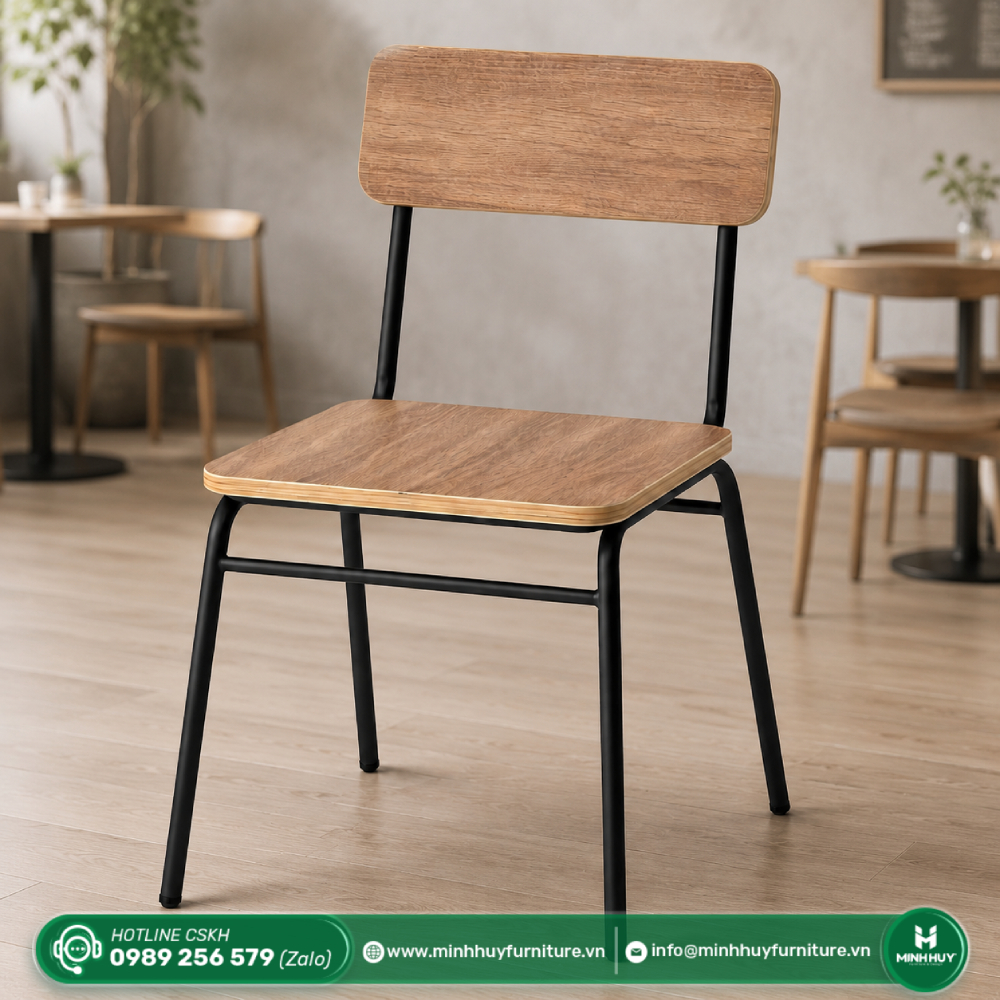 Ghế Lưng Tựa gỗ Cao Su Khung Sắt Sơn Tĩnh Điện MH234 được sử dụng cho lĩnh vực nào?