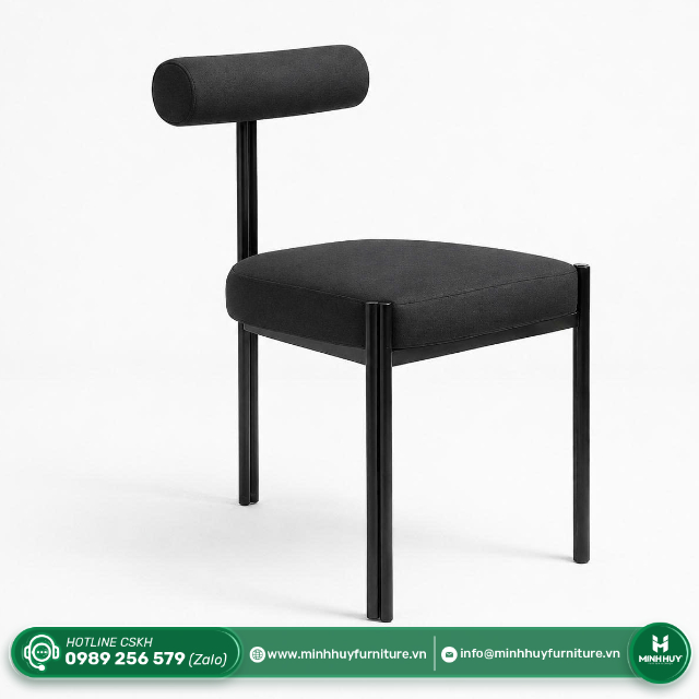 Thông số sản phẩm Ghế nệm bọc vải chân sắt MH229