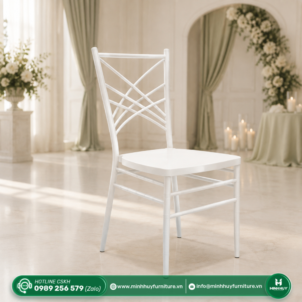 Thông số sản phẩm Ghế Nhà Hàng Khung Sắt Sơn Tĩnh Điện MH235