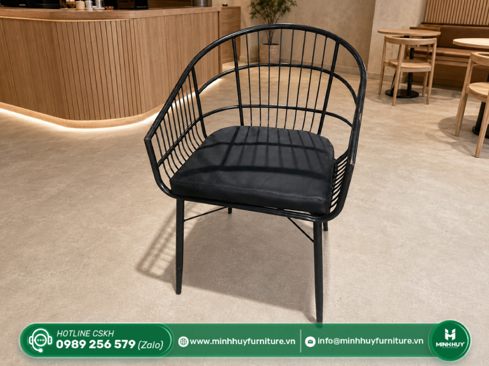 Cách vệ sinh Ghế Sắt Bo Tròn Osaka MH226