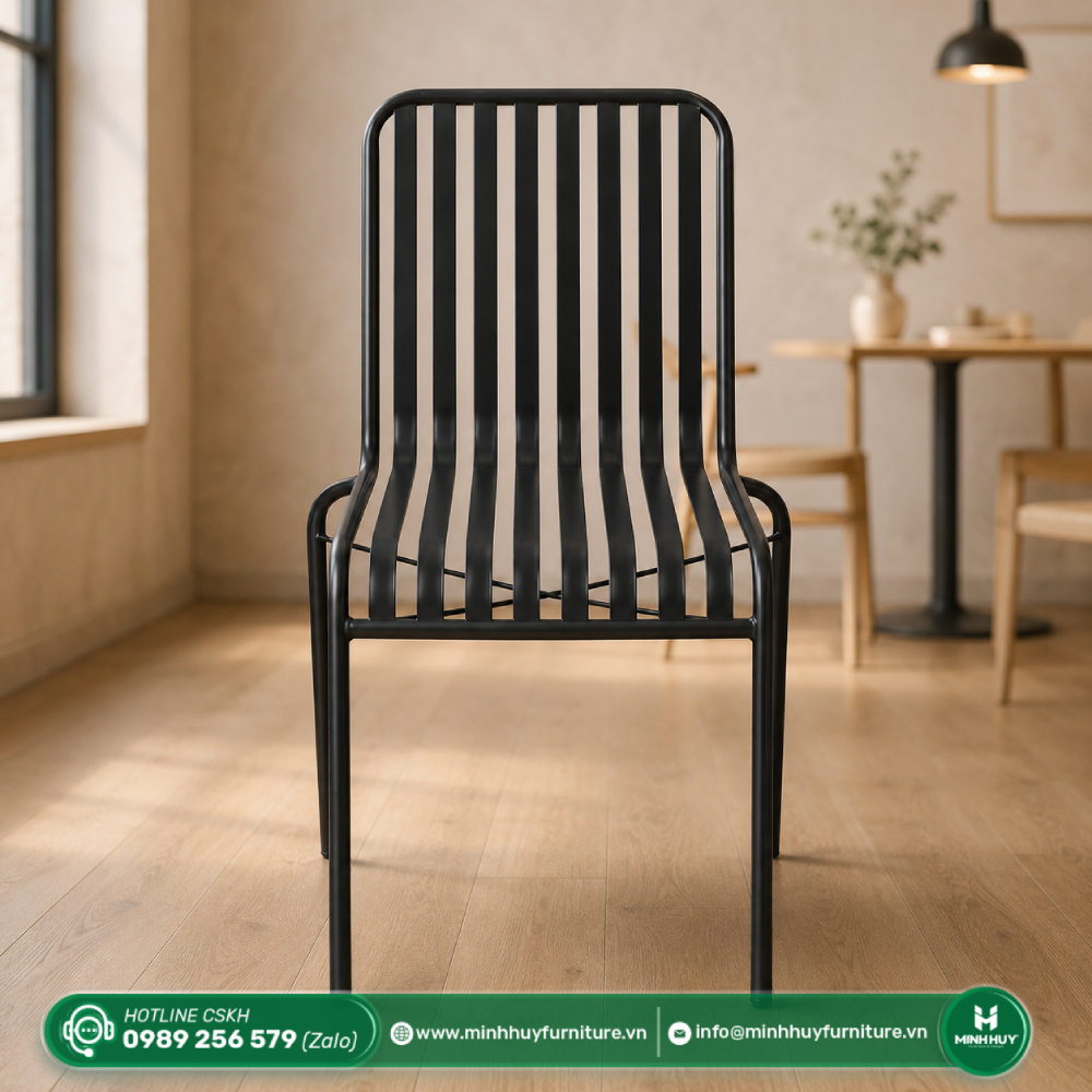 Đặc điểm sản phẩm Ghế Sắt Ngoài Trời Không Tay Sơn Tĩnh Điện MH241