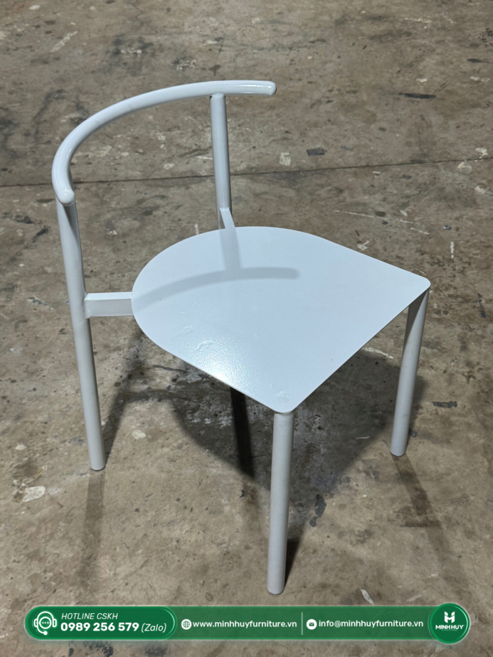 Thông số sản phẩm Ghế Sắt Tựa Cong Tối Giản MH207