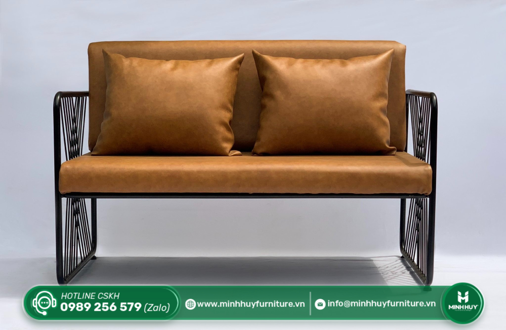 Thông số sản phẩm Ghế Sofa Cafe Băng Khung Lưới Nệm Simili MH220