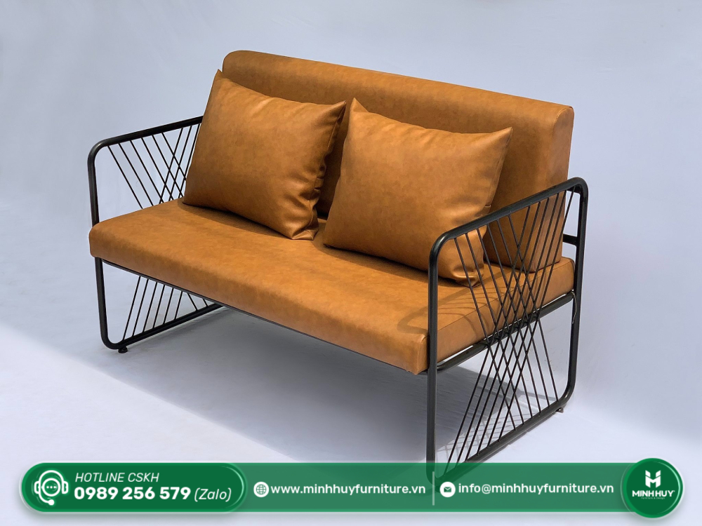 Thông số sản phẩm Ghế Sofa Cafe Băng Khung Lưới Nệm Simili MH220