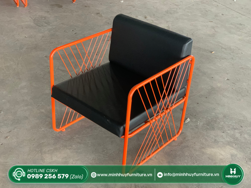 Cách vệ sinh Ghế Sofa Cafe Khung Lưới Nệm Simili MH219
