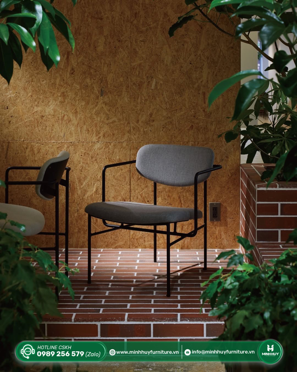 Đặc điểm sản phẩm Ghế Thư Giãn Crank Lounge Chair Nệm Bọc Simili MH258