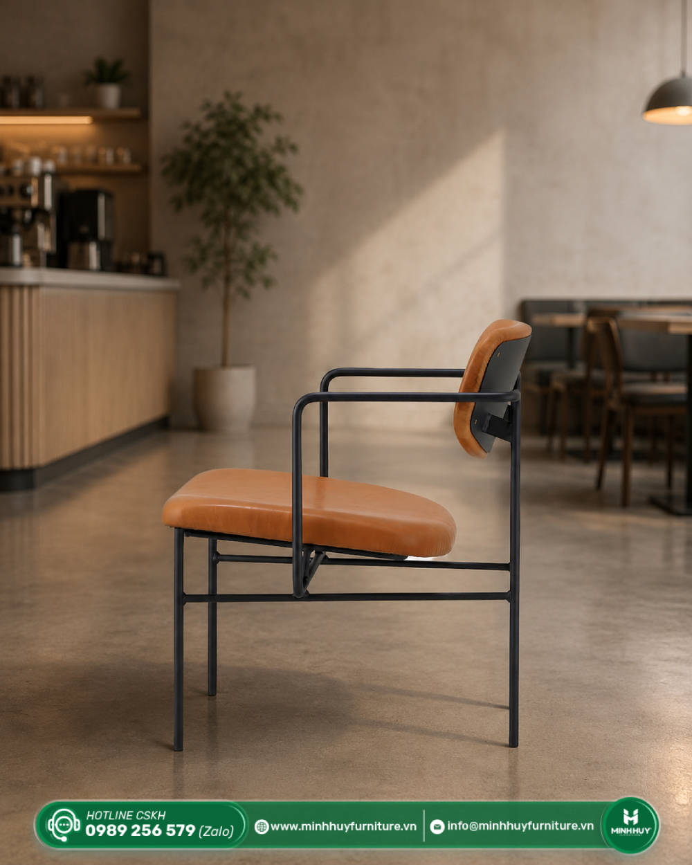 Cách vệ sinh Ghế Thư Giãn Crank Lounge Chair Nệm Bọc Simili MH258