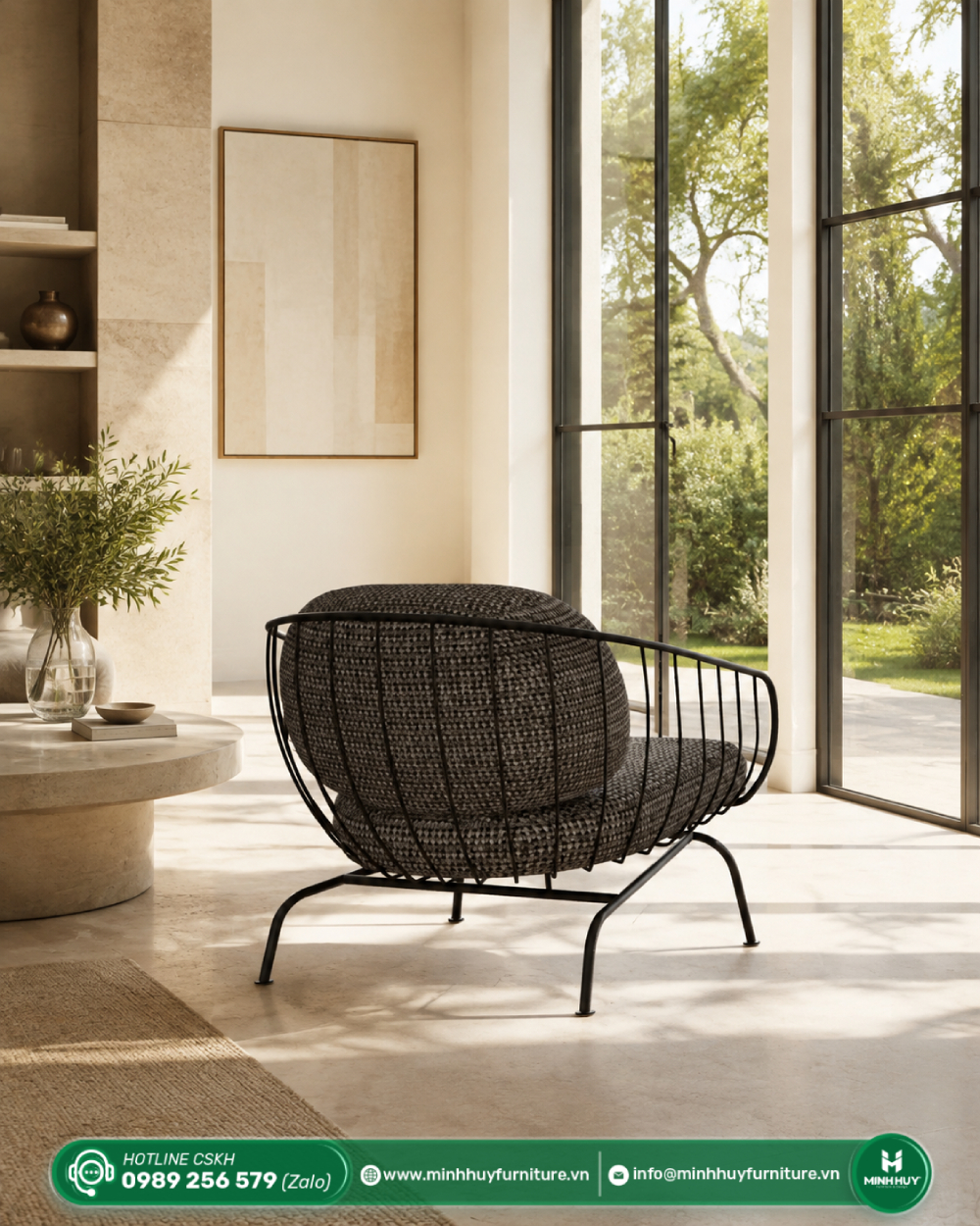 Ghế Thư Giãn Sugiyama Hoop Lounge Chair MH252 được sử dụng cho lĩnh vực nào?