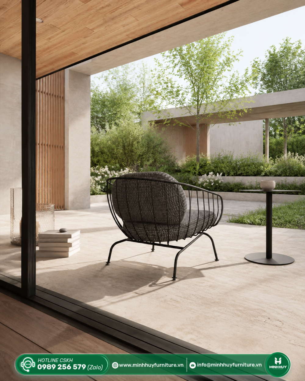 Cách vệ sinh Ghế Thư Giãn Sugiyama Hoop Lounge Chair MH252