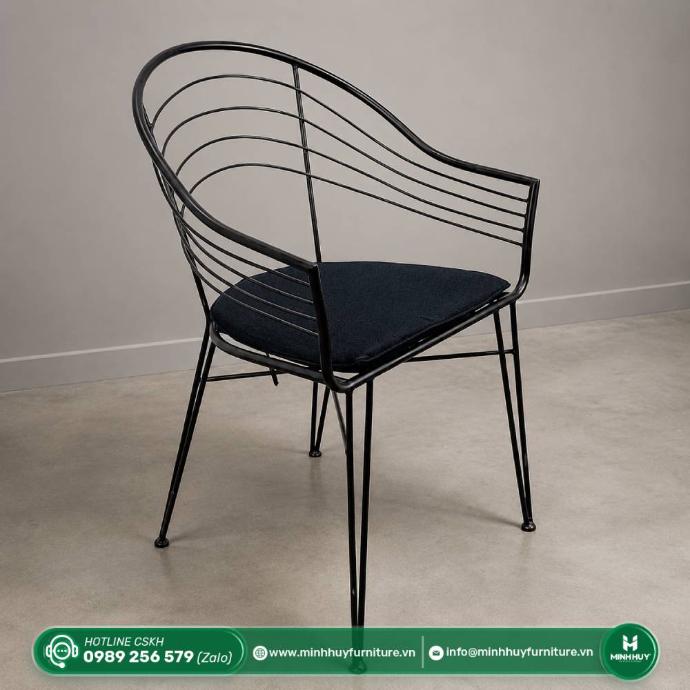 Ghế Sắt Gina Kèm Nệm MH009 - Ảnh 5