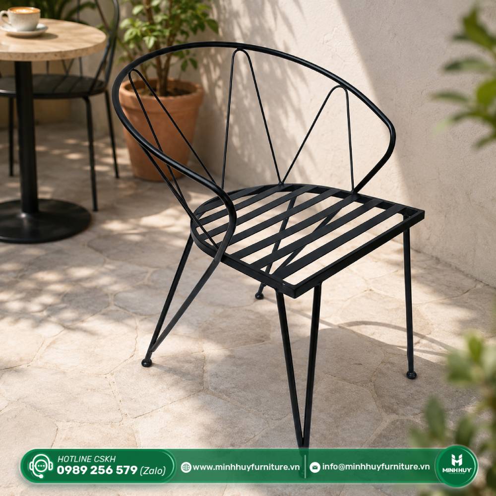 Ghế Sắt Lia Kèm Nệm MH008 - Ảnh 5