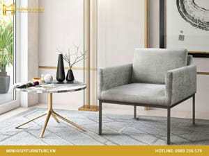 Ghế Armchair chân sắt