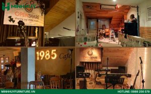 Mẫu thiết kế quán cafe acoustic đẹp