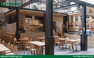 Mẫu thiết kế quán cafe bánh ngọt đẹp