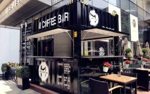 Mẫu thiết kế quán cafe container đẹp