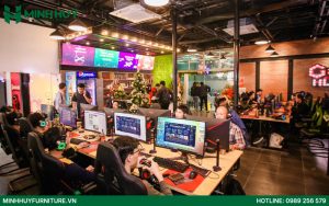 Mẫu thiết kế quán cafe gaming đẹp