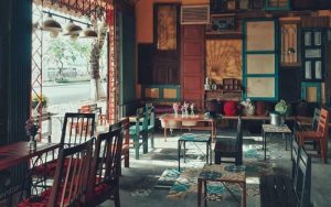 Mẫu thiết kế quán cafe phong cách vintage đẹp