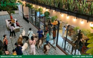 Mẫu thiết kế quán cafe thú cưng đẹp