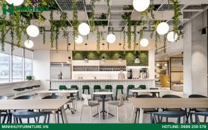 Mẫu thiết kế quán cafe văn phòng đẹp