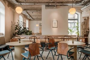 Mẫu thiết kế quán cafe coworking space đẹp