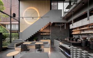 Thiết kế và thi công quán cafe phong cách industrial