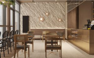 Thiết kế và thi công quán cafe phong cách tối giản
