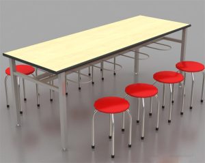 mẫu bàn ghế sắt công nghiệp