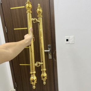 mẫu tay kéo cửa inox mạ vàng đẹp