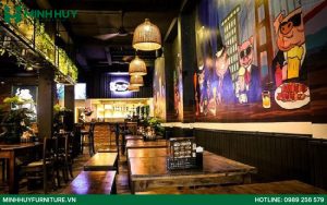 Mẫu thiết kế nội thất nhà hàng BBQ đẹp