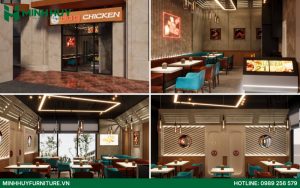 Mẫu thiết kế nội thất nhà hàng Hàn Quốc đẹp