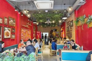 Mẫu thiết kế nội thất nhà hàng Pasta đẹp