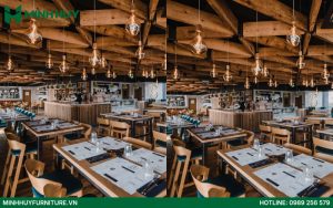 Mẫu thiết kế nội thất nhà hàng Pizza đẹp