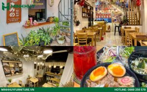 Mẫu thiết kế nội thất nhà hàng Ramen đẹp