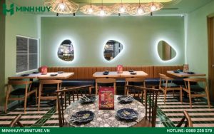 Mẫu thiết kế nội thất nhà hàng Thái đẹp